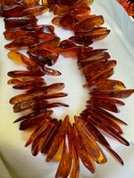 Load image into Gallery viewer, The Cognac Dynasty Amber Necklace
