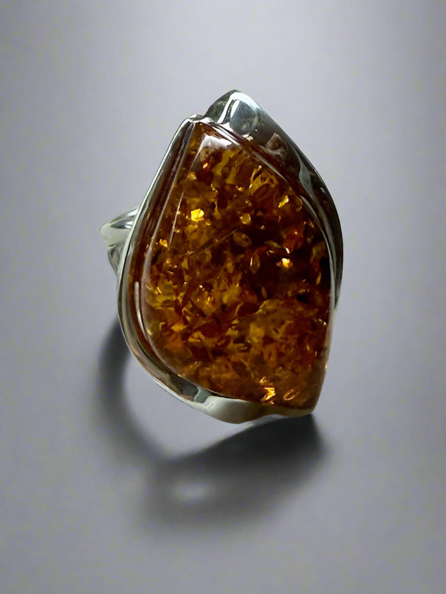 Honey Amber ring