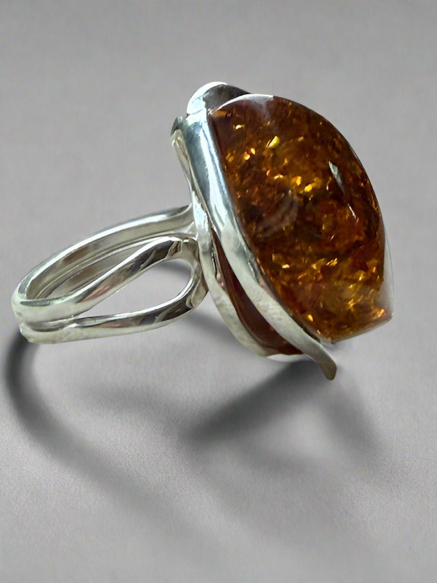 Honey Amber ring