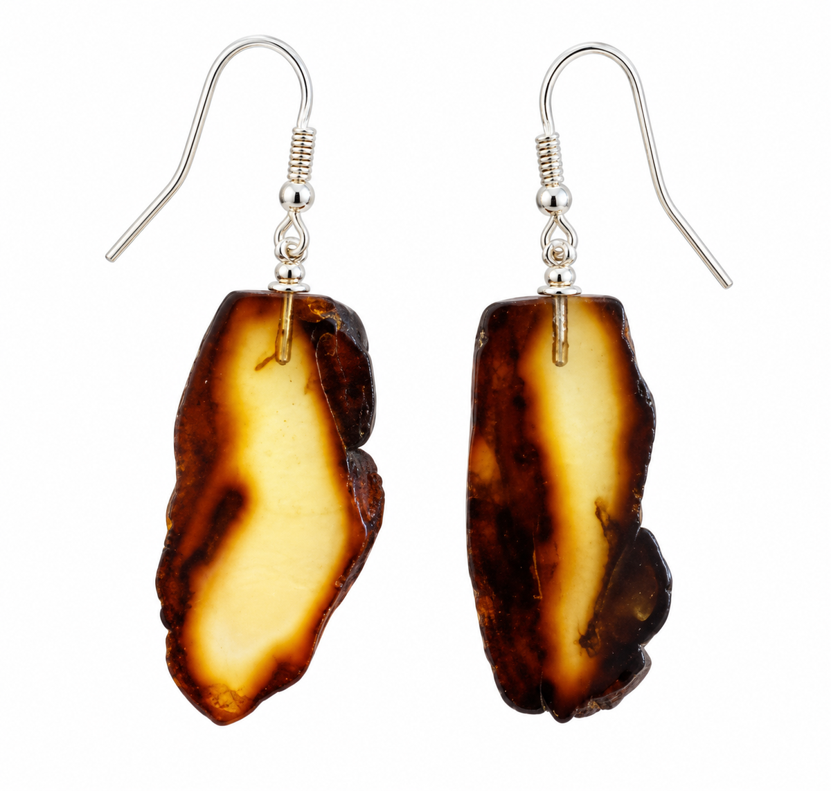 Natural Amber Drop Earrings | Amber House