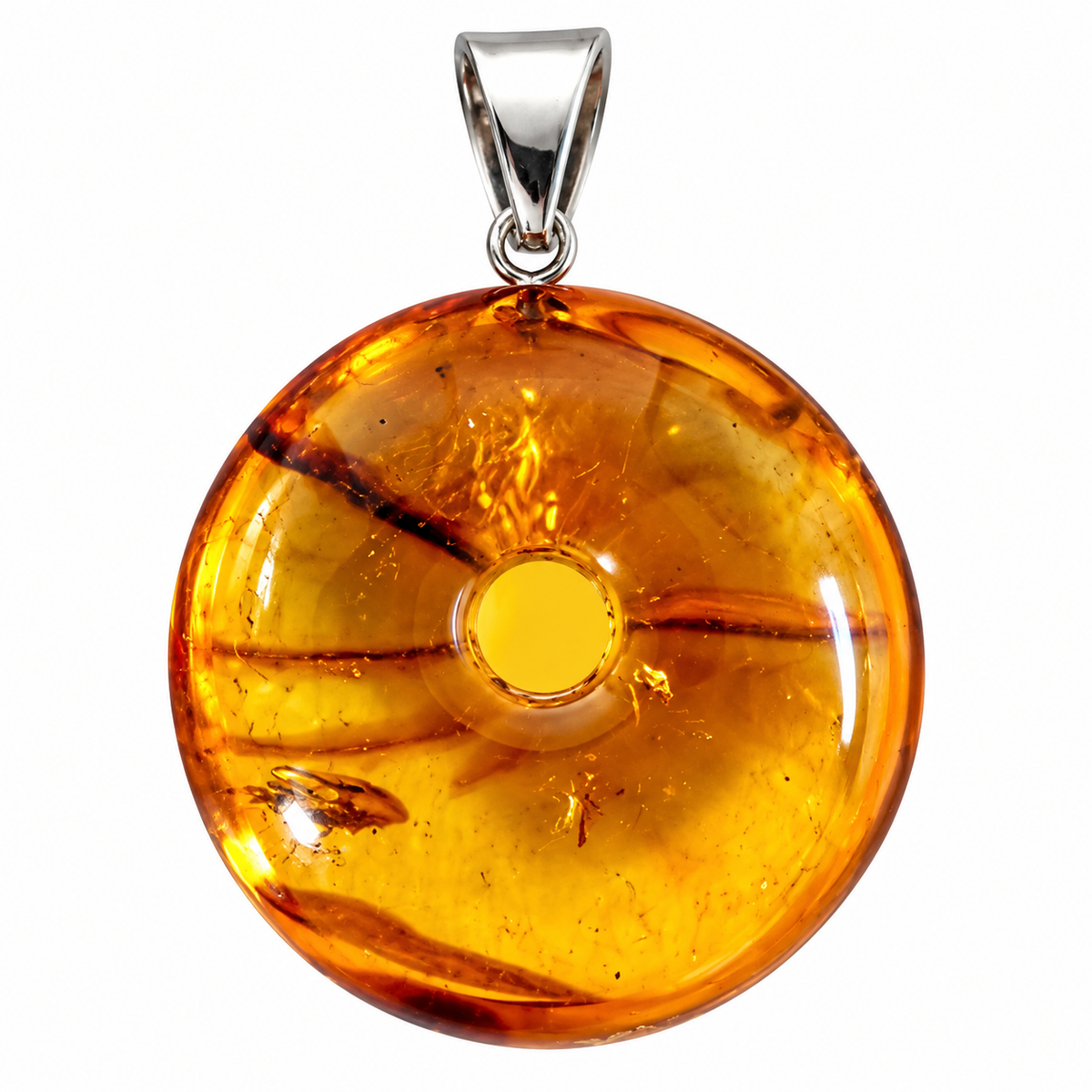 The Circle of Life Amber Pendant