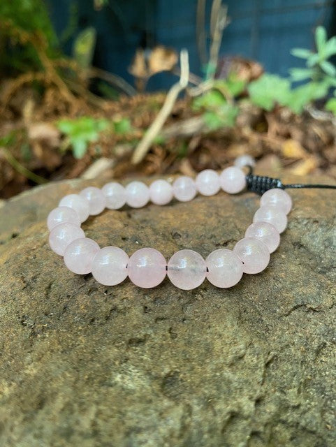 Adjustable Rose Quartz Bracelet