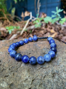 Striking Adjustable Sodalite Bracelet