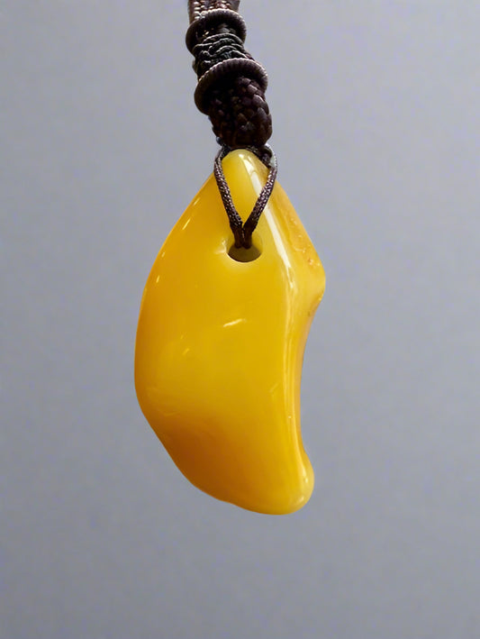 Strength & Serenity Amber Necklace