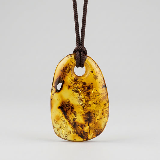 Strength & Serenity Amber Necklace