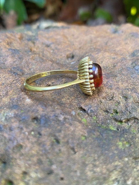 Amber Ring ( Last pair)