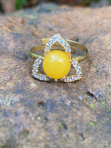 Amber Ring ( Last pair)