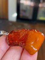 Load image into Gallery viewer, Raw Amber Pendant
