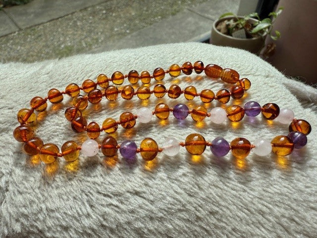 Whispers of Amber Necklace
