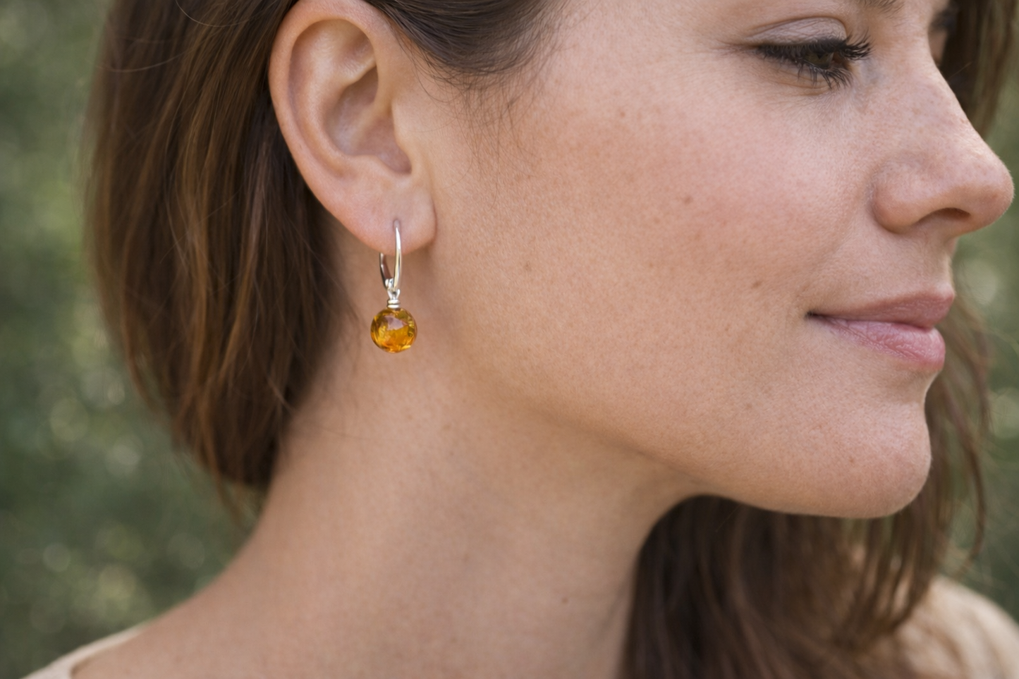 Cherry Baltic Amber Earrings