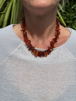 Load image into Gallery viewer, Cognac Amber necklace
