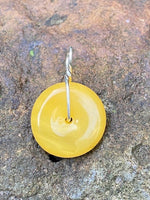 Load image into Gallery viewer, Milky Amber Donut Pendant
