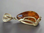 Load image into Gallery viewer, Sterling Silver Amber pendant
