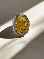 Load image into Gallery viewer, Modern Amber ring

