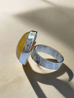Load image into Gallery viewer, Milky Amber ring
