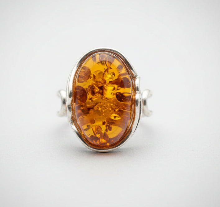 Amber Sunlight Ring