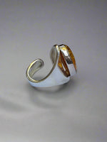 Load image into Gallery viewer, Modern Amber ring
