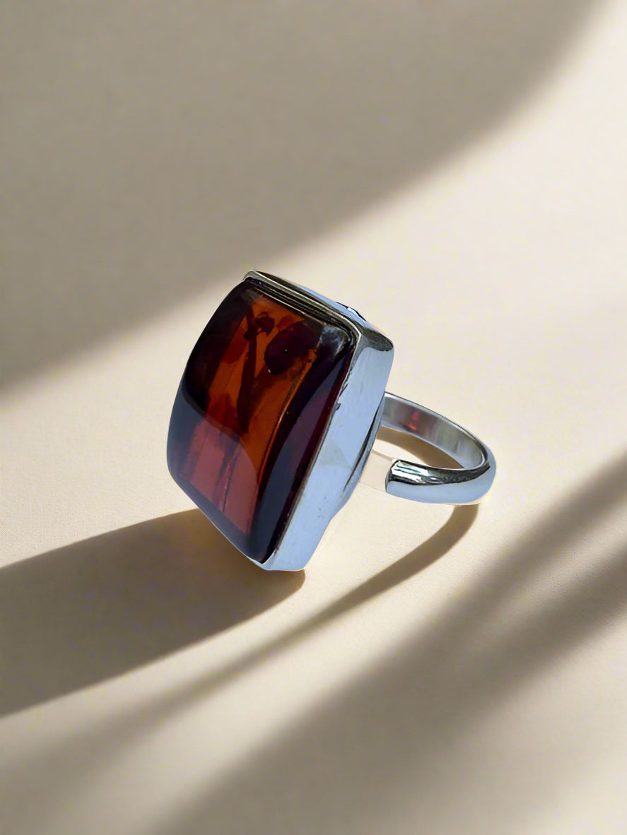 Cherry Amber ring