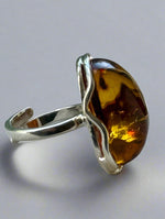 Load image into Gallery viewer, Glow Cognac Amber Ring
