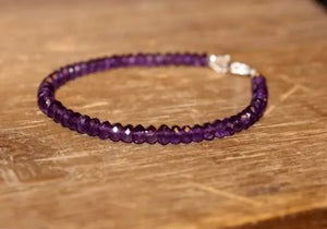 Dainty Amethyst Bracelet