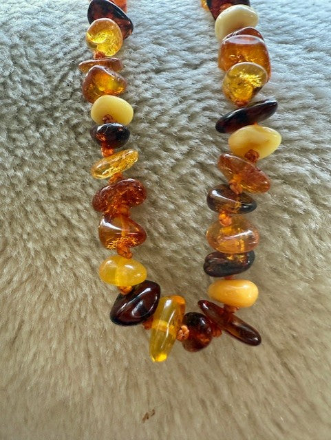 Baby  Mixed Amber  Necklace