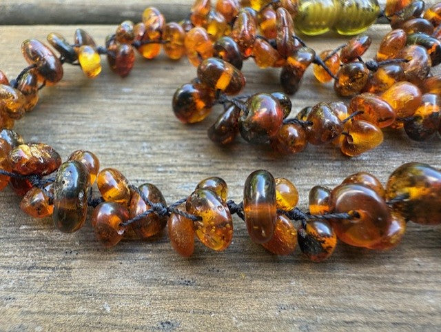 Raw Amber necklace Baby Size