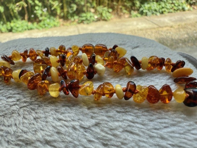 Baby  Mixed Amber  Necklace