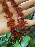 Load image into Gallery viewer, Cognac Amber necklace
