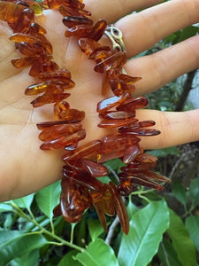 Cognac Amber necklace