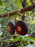 Load image into Gallery viewer, Artisan Amber Earrings

