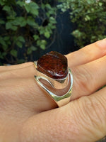 Load image into Gallery viewer, Modern Amber Ring
