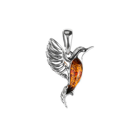hummingbird Amber Pendant
