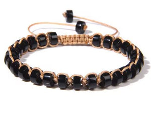 Black Agate Men's Bracelet