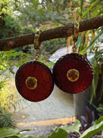 Load image into Gallery viewer, Artisan Amber Earrings

