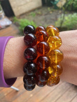 Load image into Gallery viewer, men&#39;s amber bracelet 
