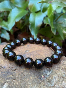 Cherry Amber Bead Bracelet