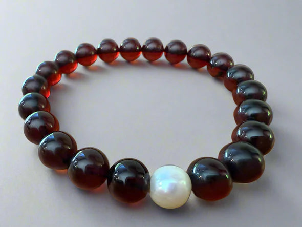 Cherry Amber with your Birthstone