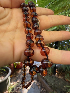 Adult Cognac Amber Necklace