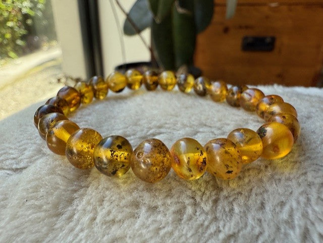 Green Amber Bracelet
