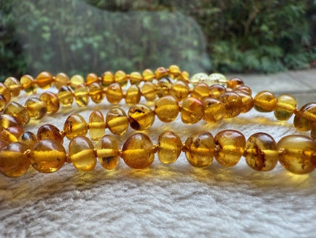 Greenish Amber Necklace