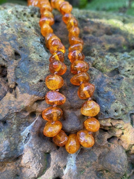 Amber Bead Necklace