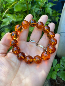 honey amber bracelet 