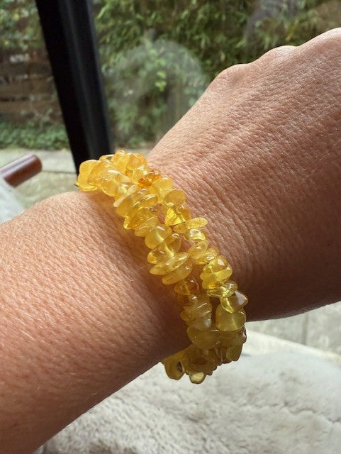 Yellow Amber Bracelet