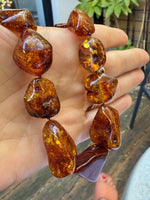 Load image into Gallery viewer, Statement  Amber Necklace
