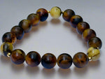 Load image into Gallery viewer, Mystic Grove: Green Amber Elegance Bracelet
