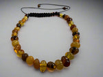 Load image into Gallery viewer, Adjustable Amber Anklet
