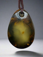 Load image into Gallery viewer, Men&#39;s Amber Stone Necklace
