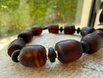 Load image into Gallery viewer, Shadow &amp; Flame Amber Men&#39;s Bracelet
