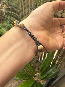 Amber Cross Bracelet