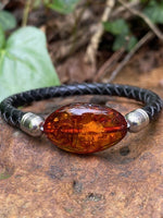 Load image into Gallery viewer, One Stone Amber Bracelet

